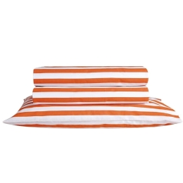 Σεντόνι Dixon A 06 Με Λάστιχο Terracotta Kentia Ημίδιπλο 120x235cm 100% Βαμβάκι