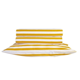 Σεντόνι Dixon A 41 Με Λάστιχο Mustard Kentia Ημίδιπλο 120x235cm 100% Βαμβάκι