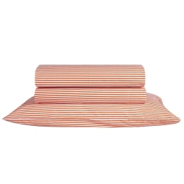 Σεντόνι Dixon B 06 Με Λάστιχο Terracotta Kentia Μονό 100x235cm 100% Βαμβάκι