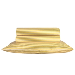 Σεντόνι Dixon B 41 Με Λάστιχο Mustard Kentia Μονό 100x235cm 100% Βαμβάκι