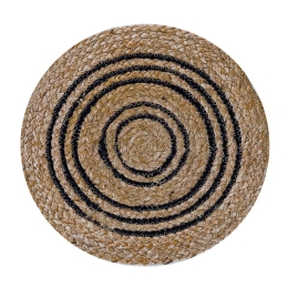 Σουπλά Yute 232 Ecru-Black Kentia Βαμβάκι,Jute