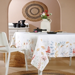 Τραπεζομάντηλο Lilou Multi Kentia 135X180cm Βαμβάκι-Πολυέστερ