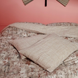 Μαξιλαροθήκες Lucas 26A (Σετ 2τμχ) Beige-Ecru Kentia 50Χ70 50x70cm 100% Βαμβάκι
