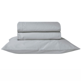 Παπλωματοθήκη Essential 22 Light Grey Kentia Υπέρδιπλo 220x240cm 100% Πενιέ Βαμβάκι