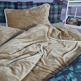 Παπλωματοθήκη Ivanna 26 Beige Kentia Μονό 160x240cm Πολυέστερ