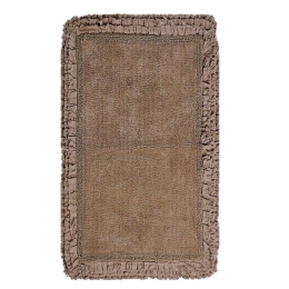 Πατάκι Μπάνιου Rafla 43 Brown Kentia 50X60 50x60cm 100% Βαμβάκι