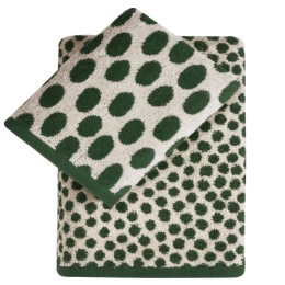 Πετσέτες Harold 02 (Σετ 2τμχ) Dark Green Kentia Σετ Πετσέτες 50x90cm 100% Βαμβάκι
