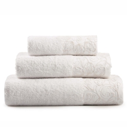 Πετσέτες Soren 00 (Σετ 3τμχ) White Kentia Σετ Πετσέτες 70x140cm 100% Βαμβάκι