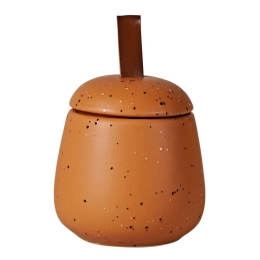 Θήκη Για Βαμβάκι Με Καπάκι Spirit A 233 Terracotta Kentia Κεραμικό