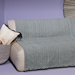 Ριχτάρι Grant 22 Grey Kentia Τετραθέσιο 180x340cm Chenille,Βαμβάκι,Polyester