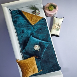 Futon Ivanna 02 Emerald Kentia Διθέσιο 75x160cm Πολυέστερ