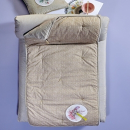 Futon Olia 26 Beige Kentia Τριθέσιο 75x160cm Βαμβάκι-Πολυέστερ