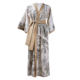 Tunic Hamza 26 One Size Beige-Brown Kentia