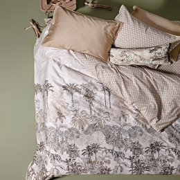 Σεντόνια Hamza 26 (Σετ 4τμχ) Beige-Brown Kentia King Size 270x270cm 100% Βαμβακοσατέν