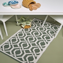 Χαλάκι Κουζίνας Baylee 70x140 Khaki Kentia 70X140cm Βαμβάκι