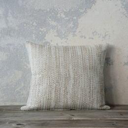 Μαξιλάρι Διακοσμητικό (Με Γέμιση) Sombre Beige Nima 40Χ40 45x45cm Βαμβάκι-Πολυέστερ