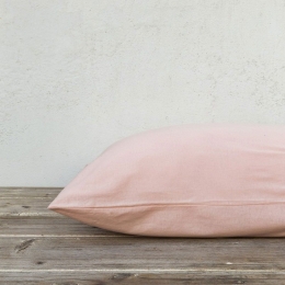 Μαξιλαροθήκες Naem Stripped Σετ 2τμχ Powder Pink Nima 52X72 100% Βαμβάκι
