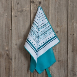 Πετσέτα Κουζίνας Meara White-Blue Nima 40x60cm Microfiber