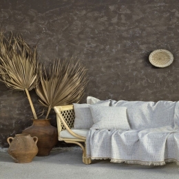 Ριχτάρι Madum Beige Nima Τριθέσιο 180x300cm Βαμβάκι-Πολυέστερ