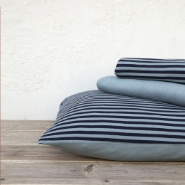 Σεντόνια Με Λάστιχο Suave Σετ 4τμχ Dark Blue Nima Υπέρδιπλo 100% Βαμβάκι