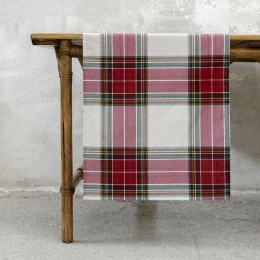 Runner Lareira Green-Red Nima 48Χ150 100% Βαμβάκι