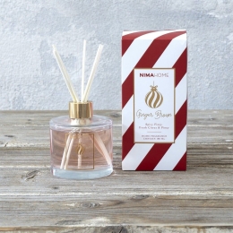 Αρωματικό Χώρου Με Στικ 180ml - Ginger Brown Nima Γυαλί