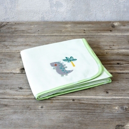 Κουβέρτα Βρεφική 4 Εποχών Happy Park Mint Nima Κούνιας 110x140cm Βαμβάκι-Πολυέστερ