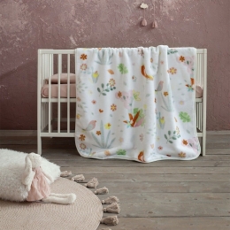Κουβέρτα Βρεφική Βελουτέ Sweetland Multi Nima Αγκαλιάς 80x110cm Πολυέστερ
