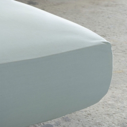 Σεντόνι Unicolors Με Λάστιχο Shadow Blue Nima Ημίδιπλο 120x232cm 100% Βαμβάκι
