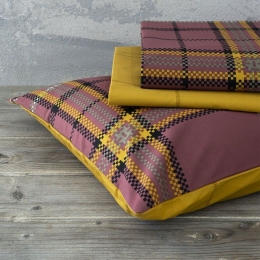Μαξιλαροθήκες Kester (Σετ 2τμχ) Wine Red Nima 52X72 100% Βαμβακερό Περκάλι