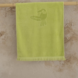 Πετσέτα Θαλάσσης Παιδική Timo Jacquard Olive Nima Θαλάσσης 70x140cm 100% Βαμβάκι