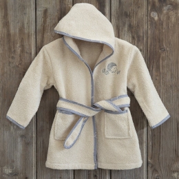 Μπουρνούζι Παιδικό Beebo Beige-Grey Nima