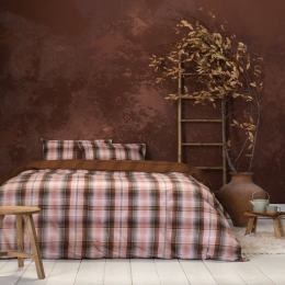Παπλωματοθήκη Alan (Σετ 3τμχ) Earth Nima Υπέρδιπλο 220x240cm 100% Βαμβάκι