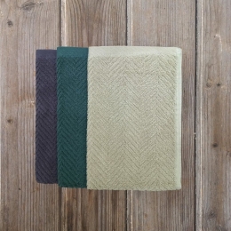 Πετσέτες Bold B (Σετ 3τμχ) Dark Gray - Beige - Dark Green Nima Σετ Πετσέτες 30x50cm 100% Βαμβάκι