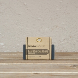 Σαπούνι Χειροποίητο Bamboo Charcoal 100g Anthracite Nima Σαπούνι