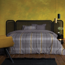 Σεντόνια Errol Με Λάστιχο (Σετ 3τμχ) Grey Nima Μονό 100x232cm 100% Βαμβάκι