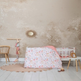 Σεντόνια Βρεφικά Chirp Chirp (Σετ 2τμχ) Pink-Multi Nima Λίκνου 100% Βαμβάκι