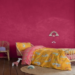 Σεντόνια Παιδικά Wooly Pink-Orange Nima Μονό 100% Βαμβάκι