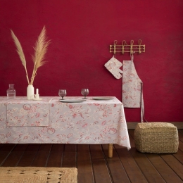Τραπεζομάντηλο Oriental Somon-Pink Nima 150 X150 100% Βαμβάκι