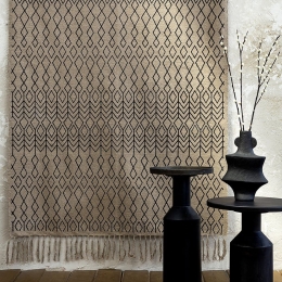 Χαλάκι Jaden Natural-Black Nima 60X130cm