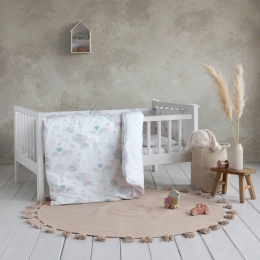 Κουβερλί Βρεφικό Little Love Multi Nima 100x140cm 100% Βαμβάκι