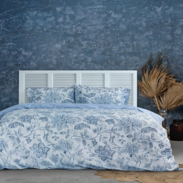 Μαξιλαροθήκες Paella (Σετ 2τμχ) Blue Nima 52X72 52x72cm 100% Βαμβάκι
