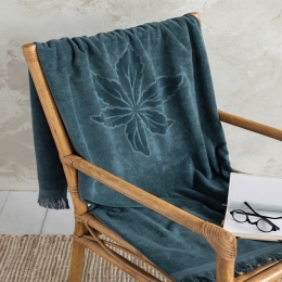 Πετσέτα Θαλάσσης Quiver Jacquard Pine Nima Θαλάσσης 90x160cm 100% Βαμβάκι