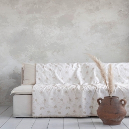 Ριχτάρι Tullio Ivory Nima Τριθέσιο 180x300cm Βαμβάκι-Πολυέστερ