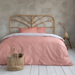 Σεντόνια Facile (Σετ 4τμχ) Coral Nima Διπλό 220x260cm 100% Βαμβάκι