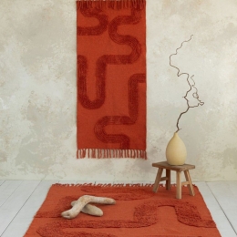 Χαλάκι Talia Wild Terracotta Nima 60X130cm