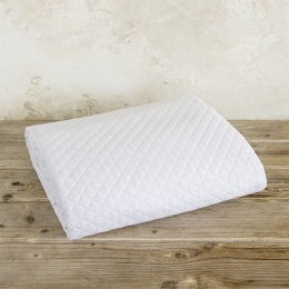 Κουβερλί Ξενοδοχείου Poise White 100% Microfiber Μονό 170x260cm Microfiber