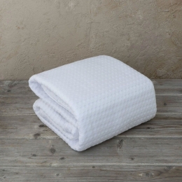 Κουβέρτα Ξενοδοχείου Habit White 100% Βαμβάκι 275 gsm King Size 270x270cm 100% Βαμβάκι