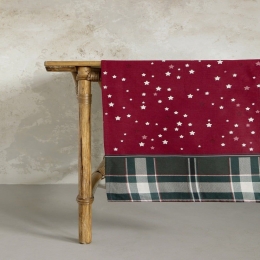 Runner Χριστουγεννιάτικο Christmas Star Red Nima 48Χ150 48x150cm