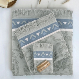 Πετσέτα Ardor Grey Nima Χεριών 30x50cm 100% Βαμβάκι